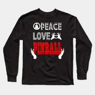 Piece Love Pinball Hands Long Sleeve T-Shirt